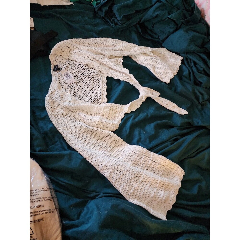 TORRID crochet bolero